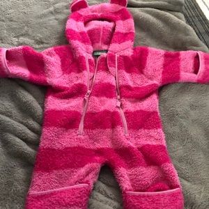 LL Bean pile fleece bunting